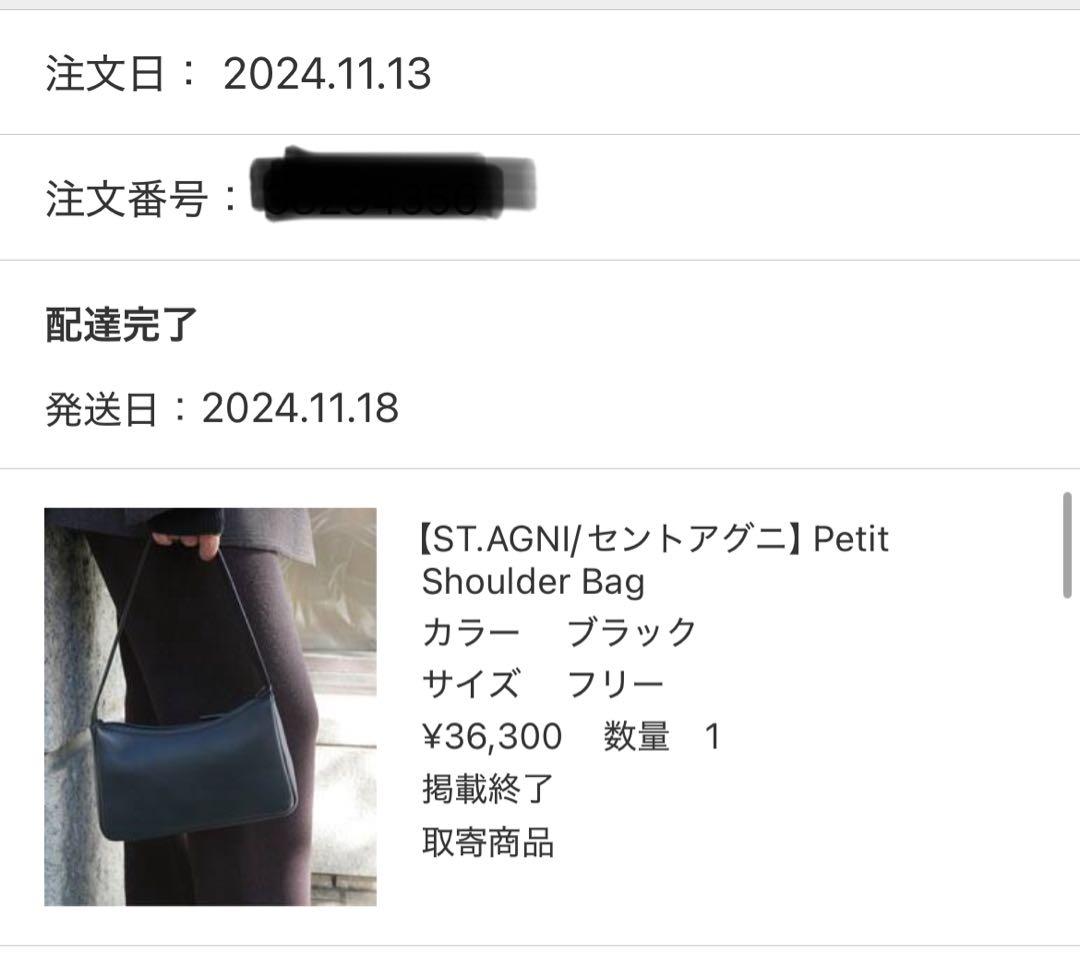 【限定半額セール✨】ST.AGNI Shoulder Bag AP STUDIO