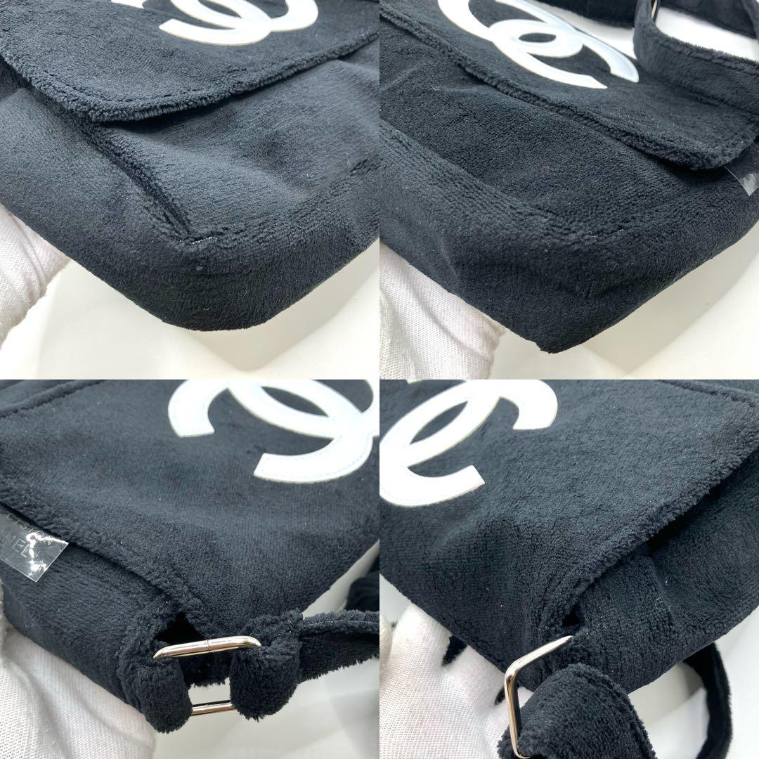 【美品】CHANEL シャネル　ノベルティ ショルダーバッグ　ハンドバッグ　黒