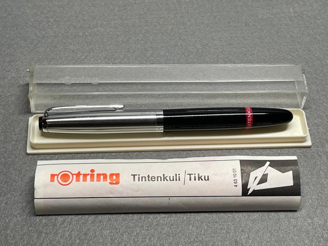 【未使用】ロットリング　ティンテンクリ(銀ティク)　180 117 説明書付