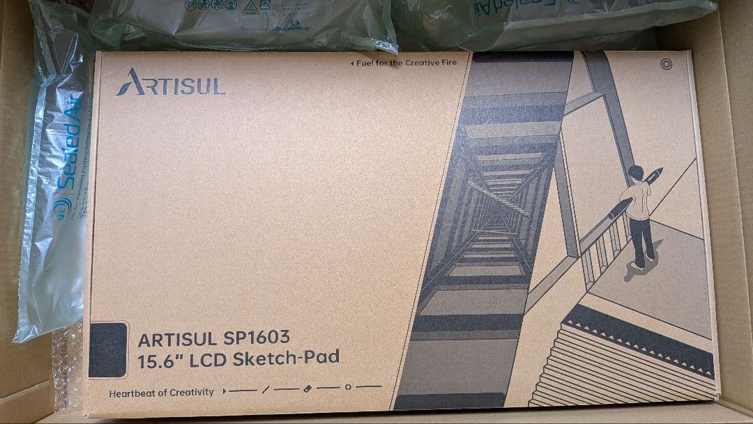 【 Artisul SP1603 】15.6 インチ液晶ペンタブレット