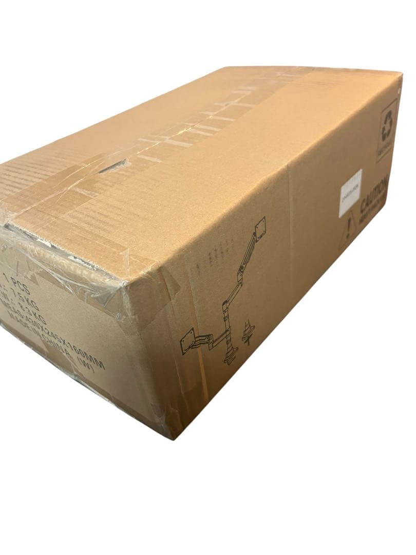 モニターアーム デュアル⭕️17～49インチ対応⭕️上下2画面 ロングポール50cm