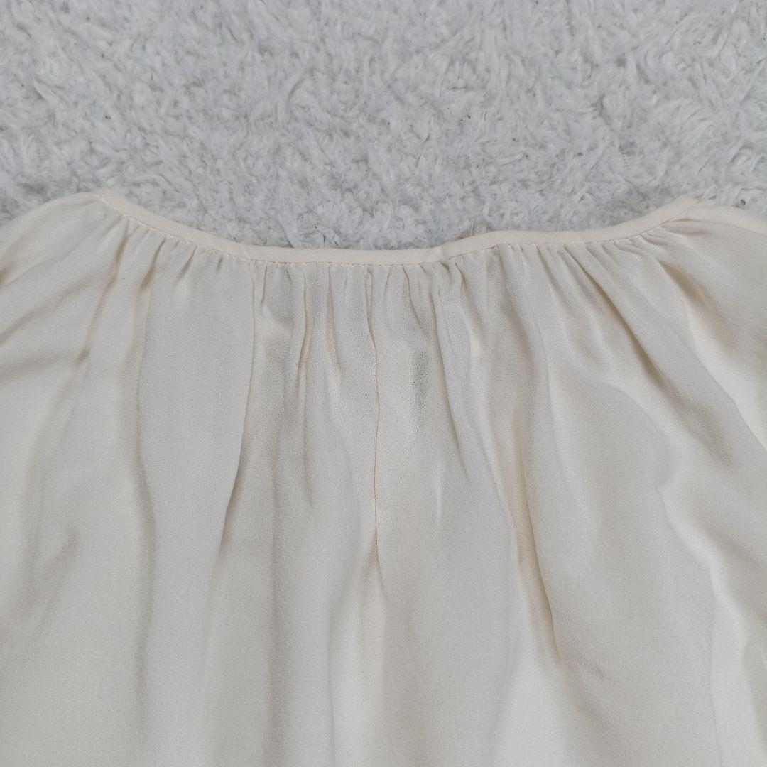 定価5万 ミナペルホネン現行　シルクブラウス　SPICA　36　長袖　レディース