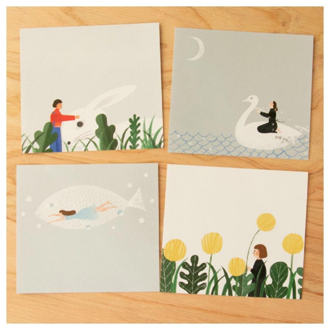 【64枚】②　西淑　admi　ブロックメモ　バラメモ　表現社　おすそ分け