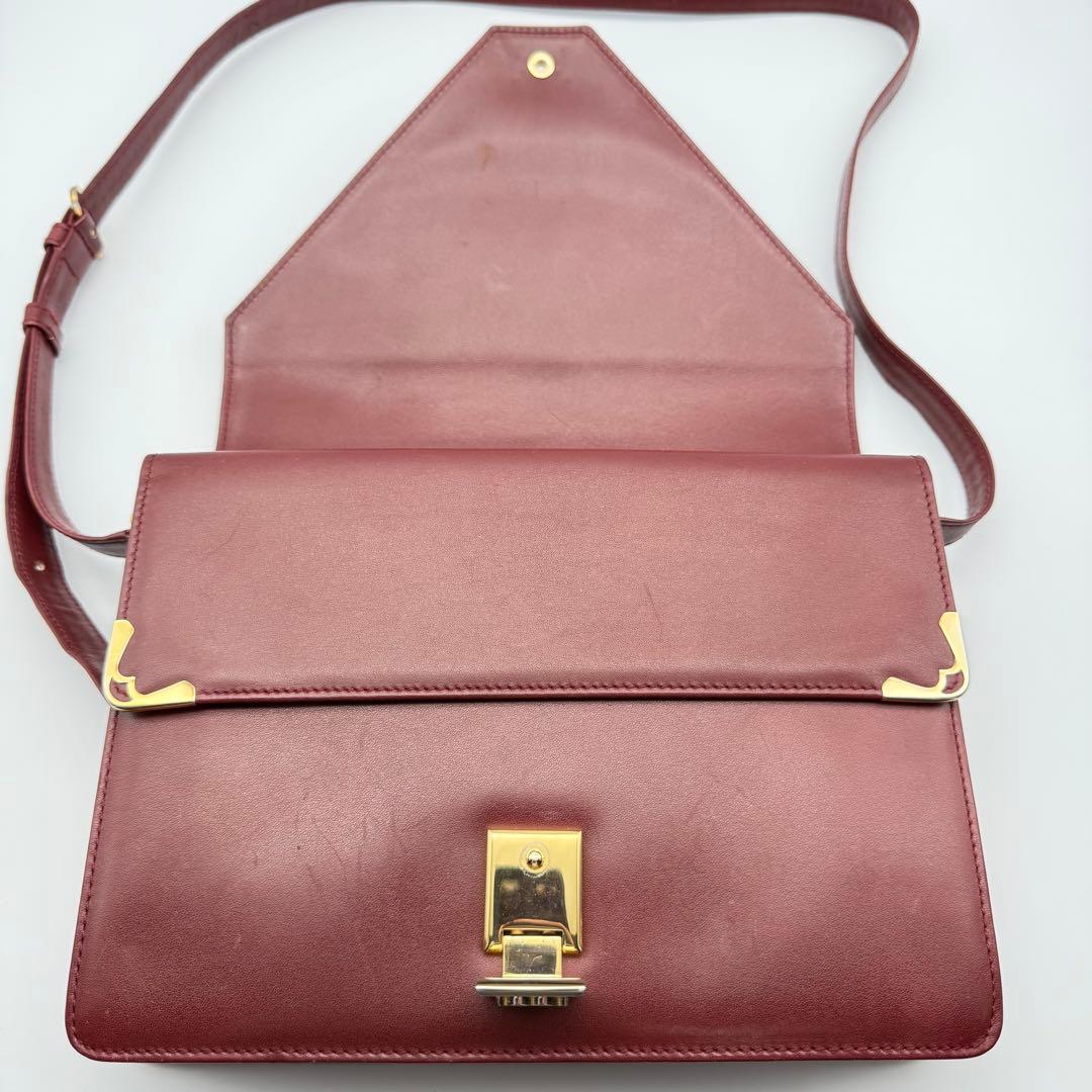 良品✨カルティエ マストライン ショルダーバッグ レディース ゴールド金具