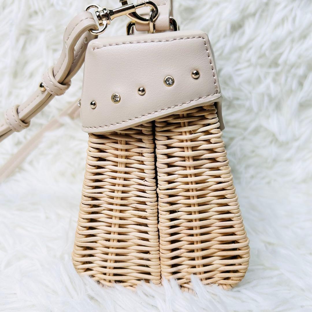 ★超希少・美品★ セルフォード ビジュー×スタッズシーズナルバッグ カゴバッグ