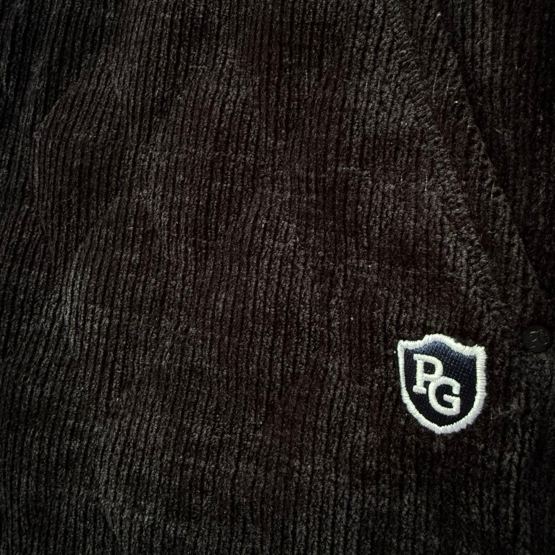 蓄熱　裏地付き　パーリーゲイツ　ジョガーパンツ　M〜L相当　黒　キルティング　4