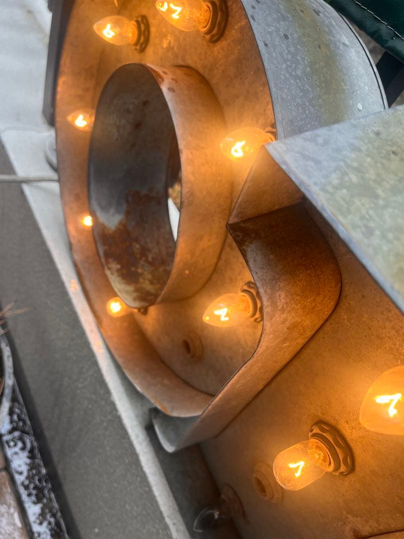 インダストリアル　アメリカン電飾サインライト