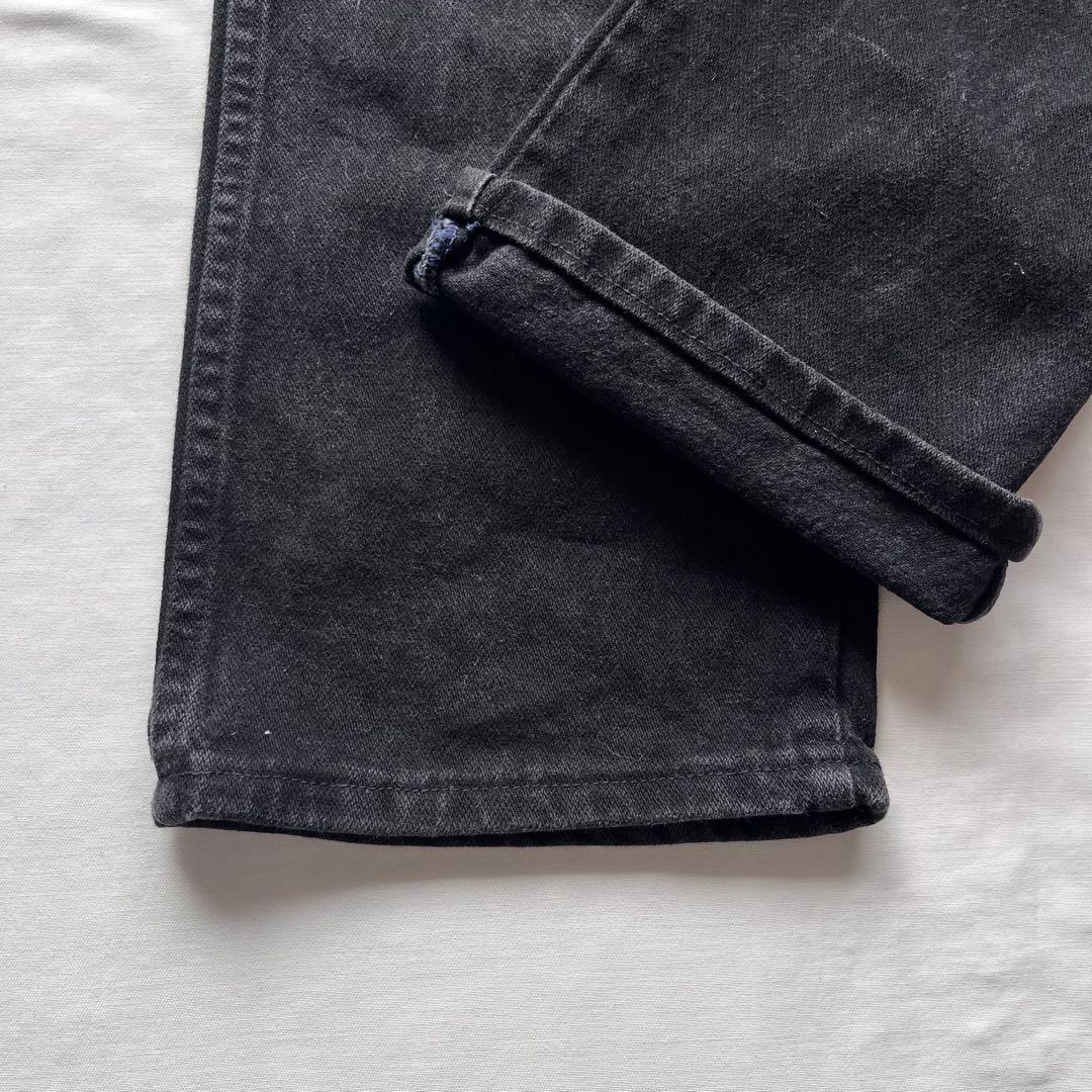 Wrangler 13MWZ ブラックデニムパンツ W32