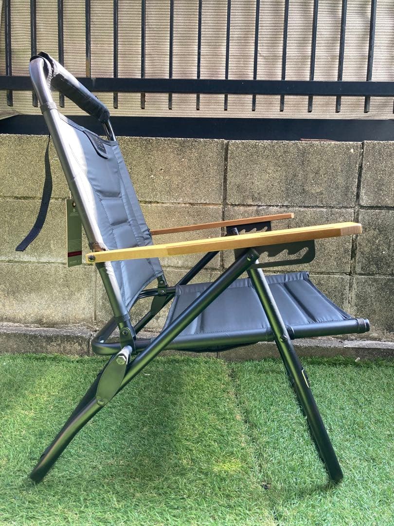 AS2OV(アッソブ)/リクライニングローローバーチェア　ブラック