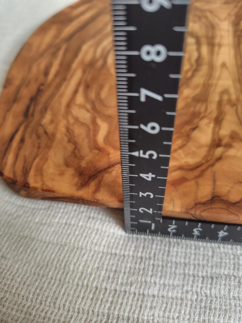 大判37cm オリーブウッド カッティングボード 一点物 無垢材　アルテレニョ