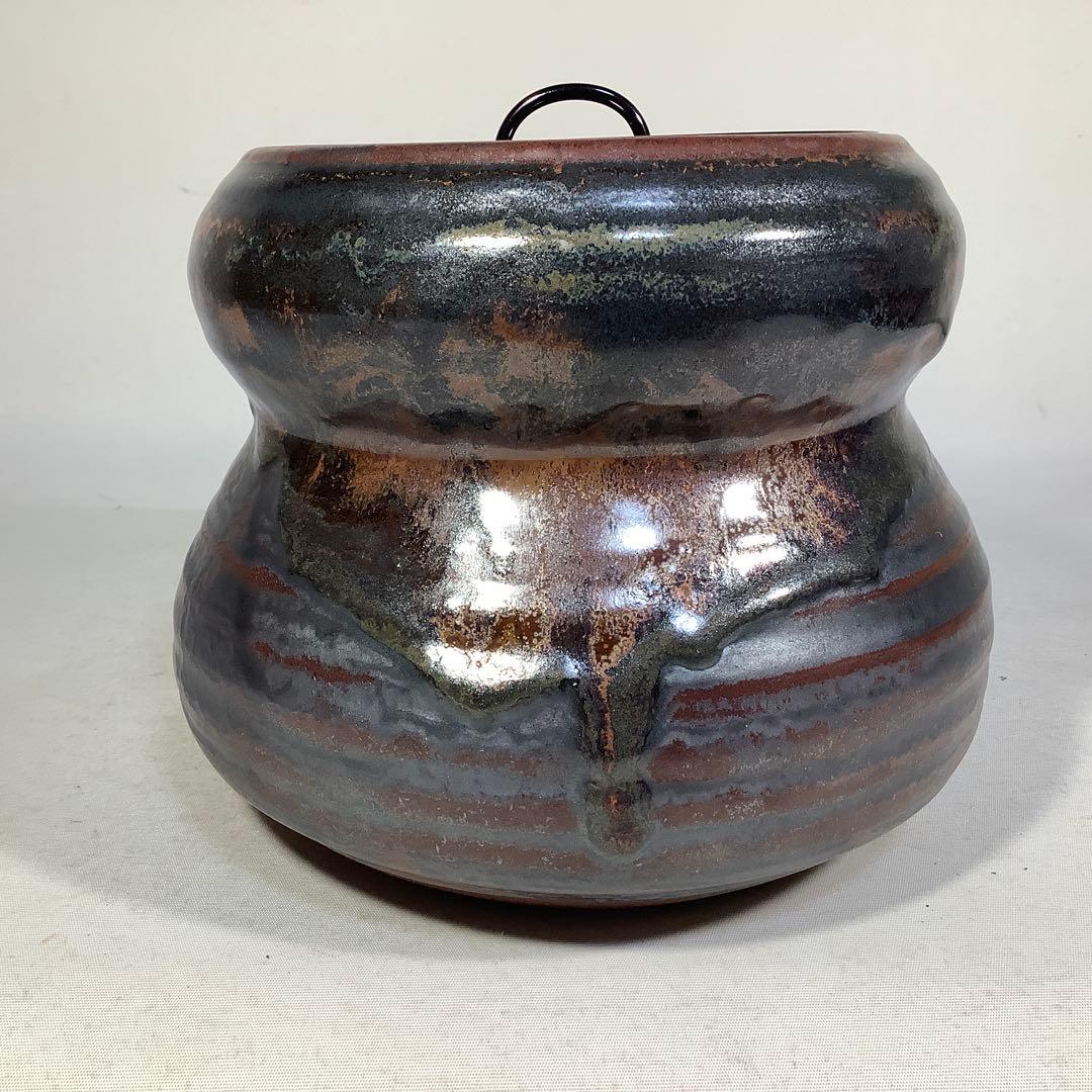 高取焼　水指　高取八山　茶道具　送料無料