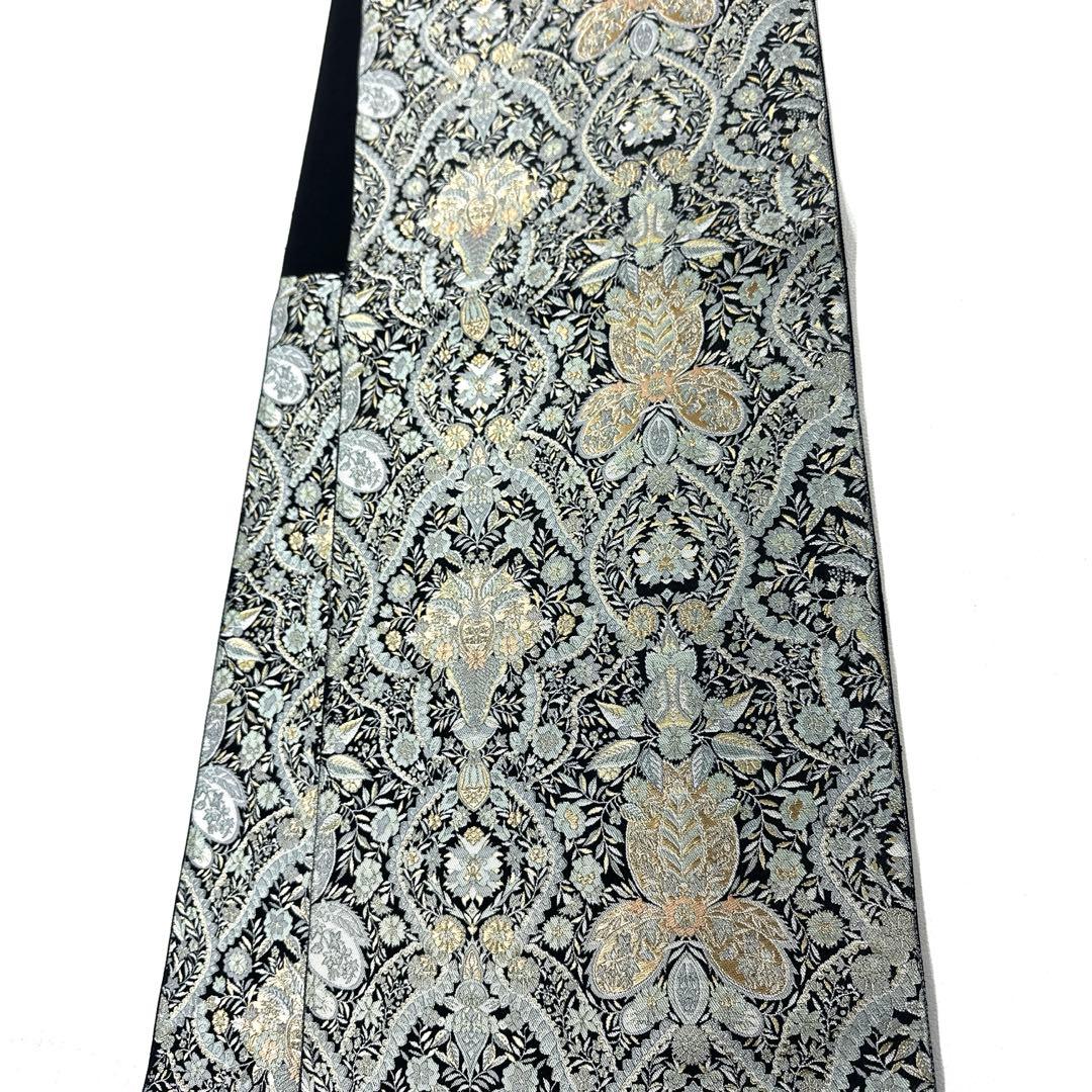 専用帯5135 ●服部織物謹製 高級 正絹 落款 六通 袋帯