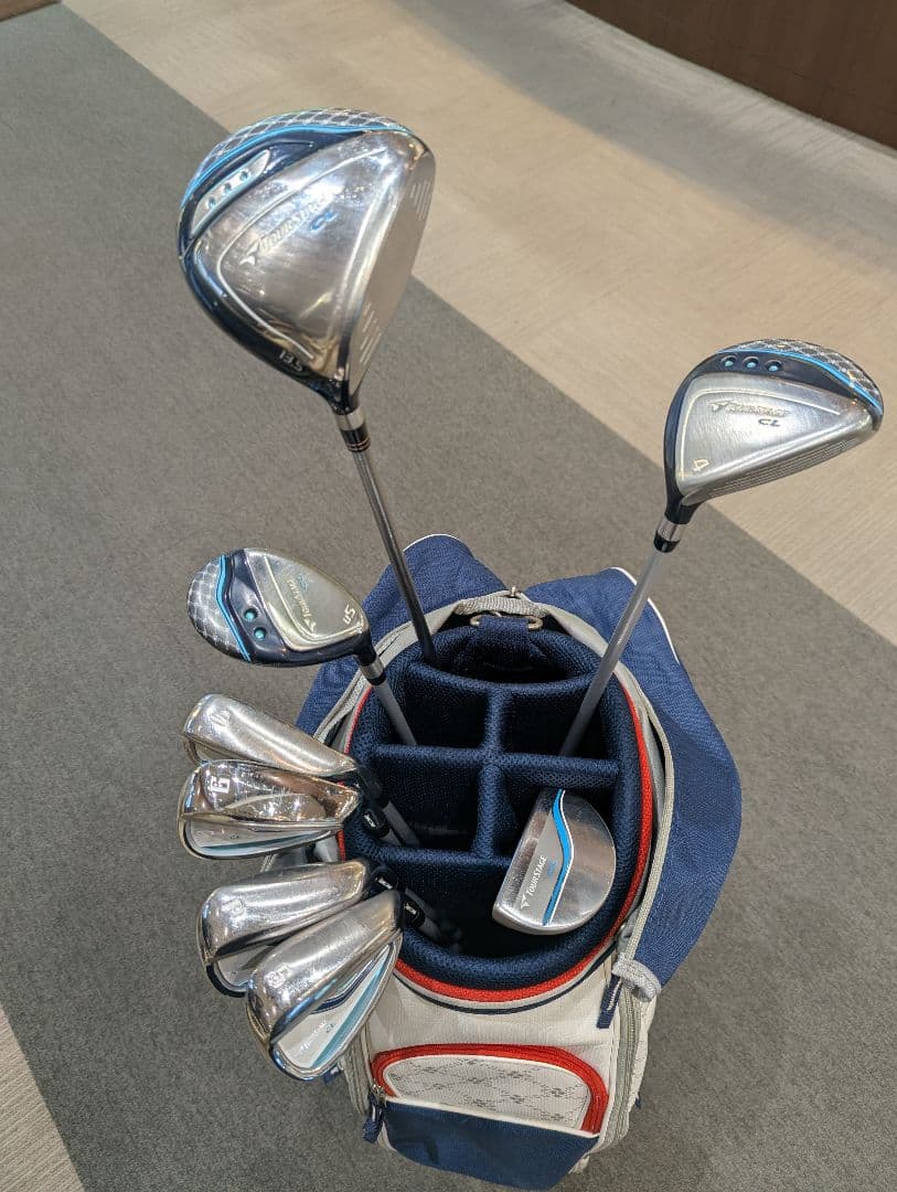 レディースゴルフクラブセット　キャディーバック付き　ブリジストンツアーステージ
