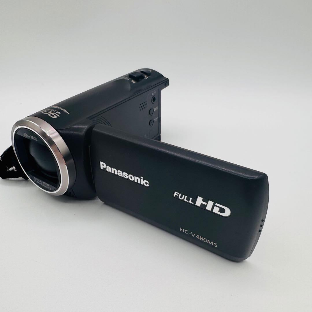 Panasonic HC-V480MS フルHDビデオカメラ ブラック