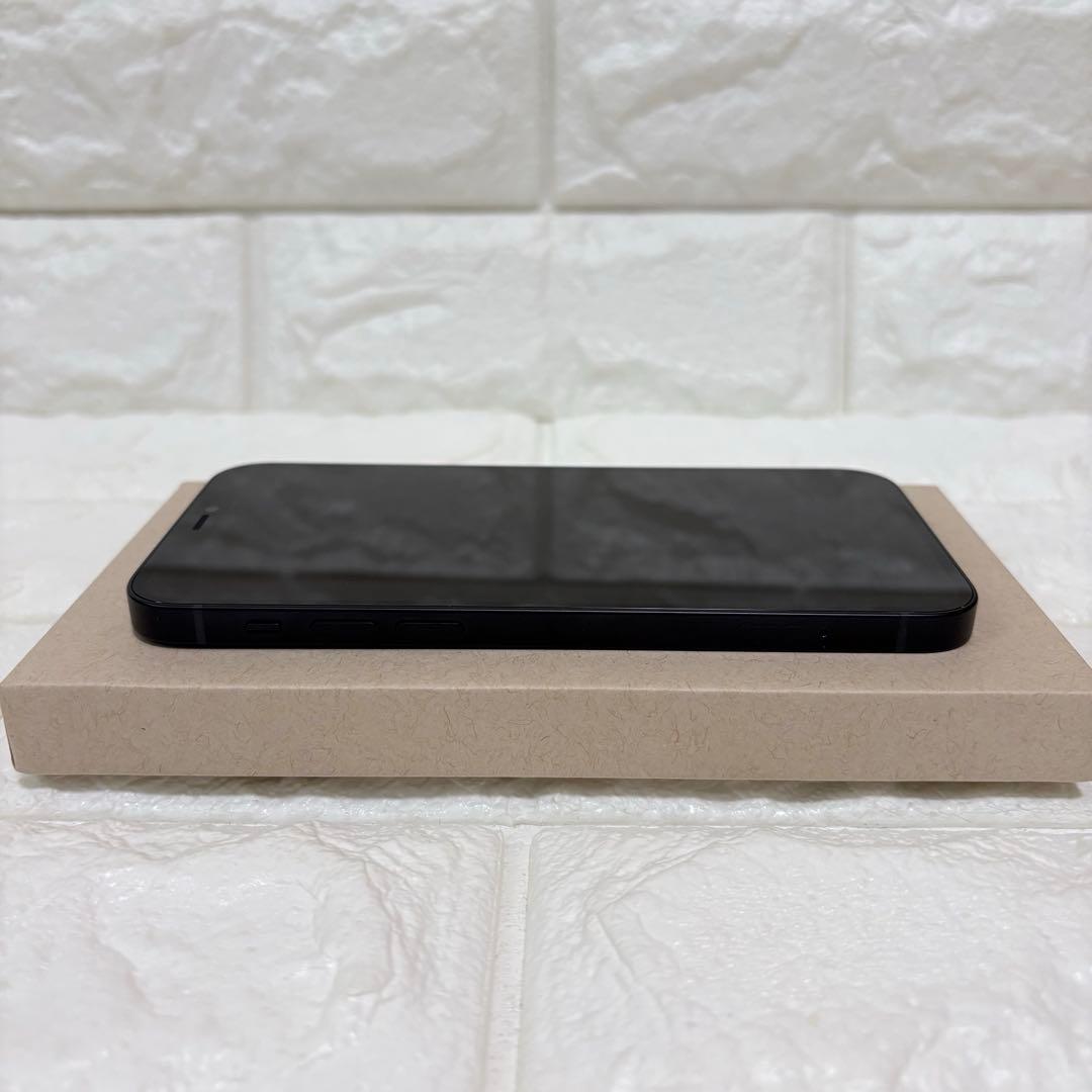 バッテリー100% iPhone12 アップル 128GB ブラックSIMフリー