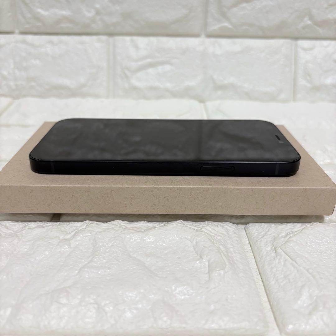 バッテリー100% iPhone12 アップル 128GB ブラックSIMフリー