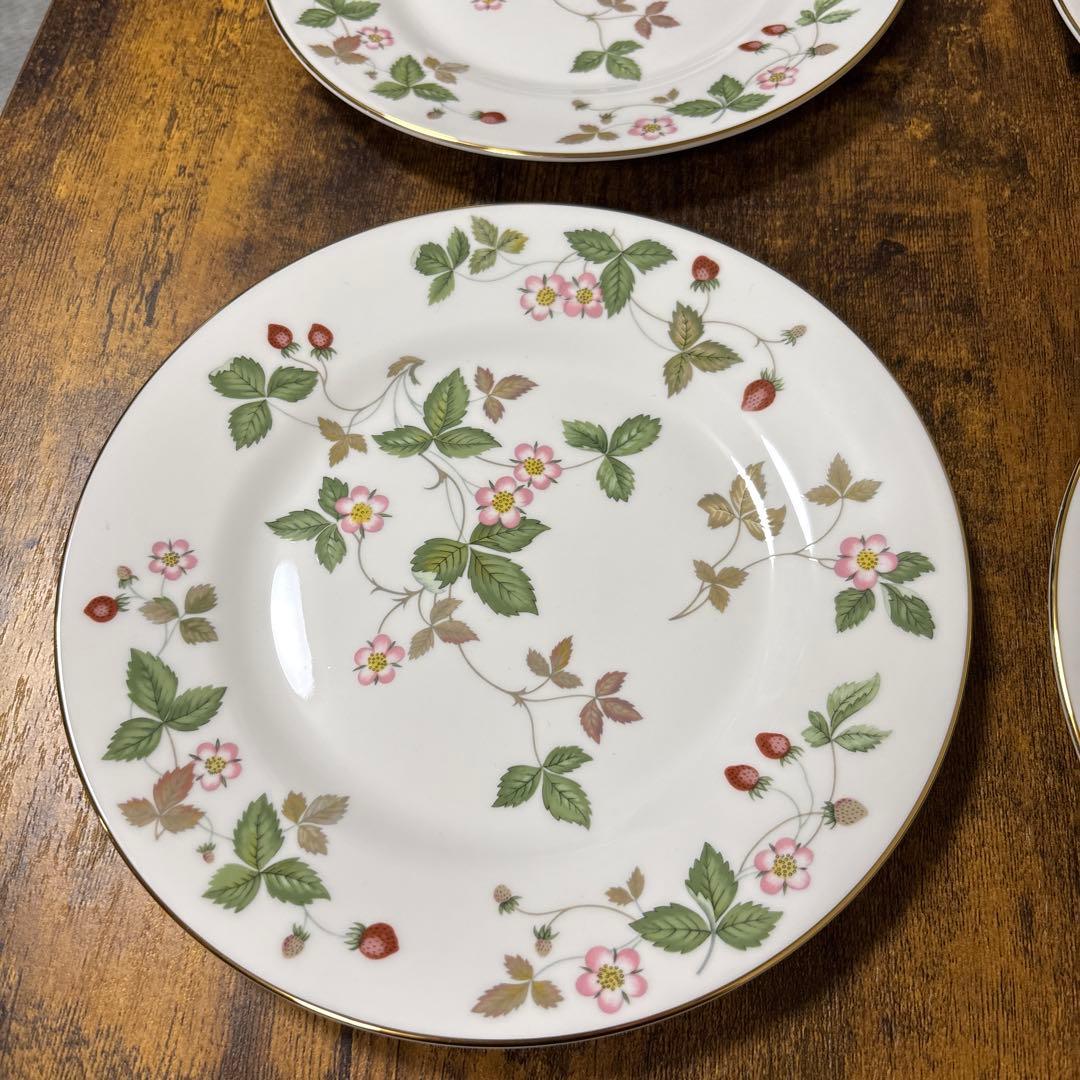 ウェッジウッド　ワイルドストロベリー　プレート5枚セット　大変お得です！