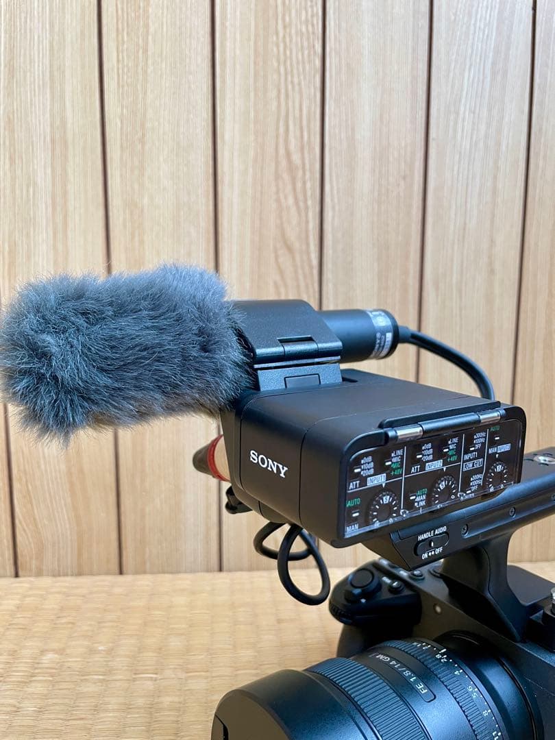sony FX30 cinema Line SEL14F18GM XLRハンドル