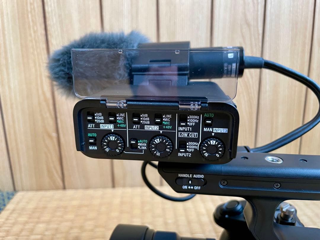 sony FX30 cinema Line SEL14F18GM XLRハンドル