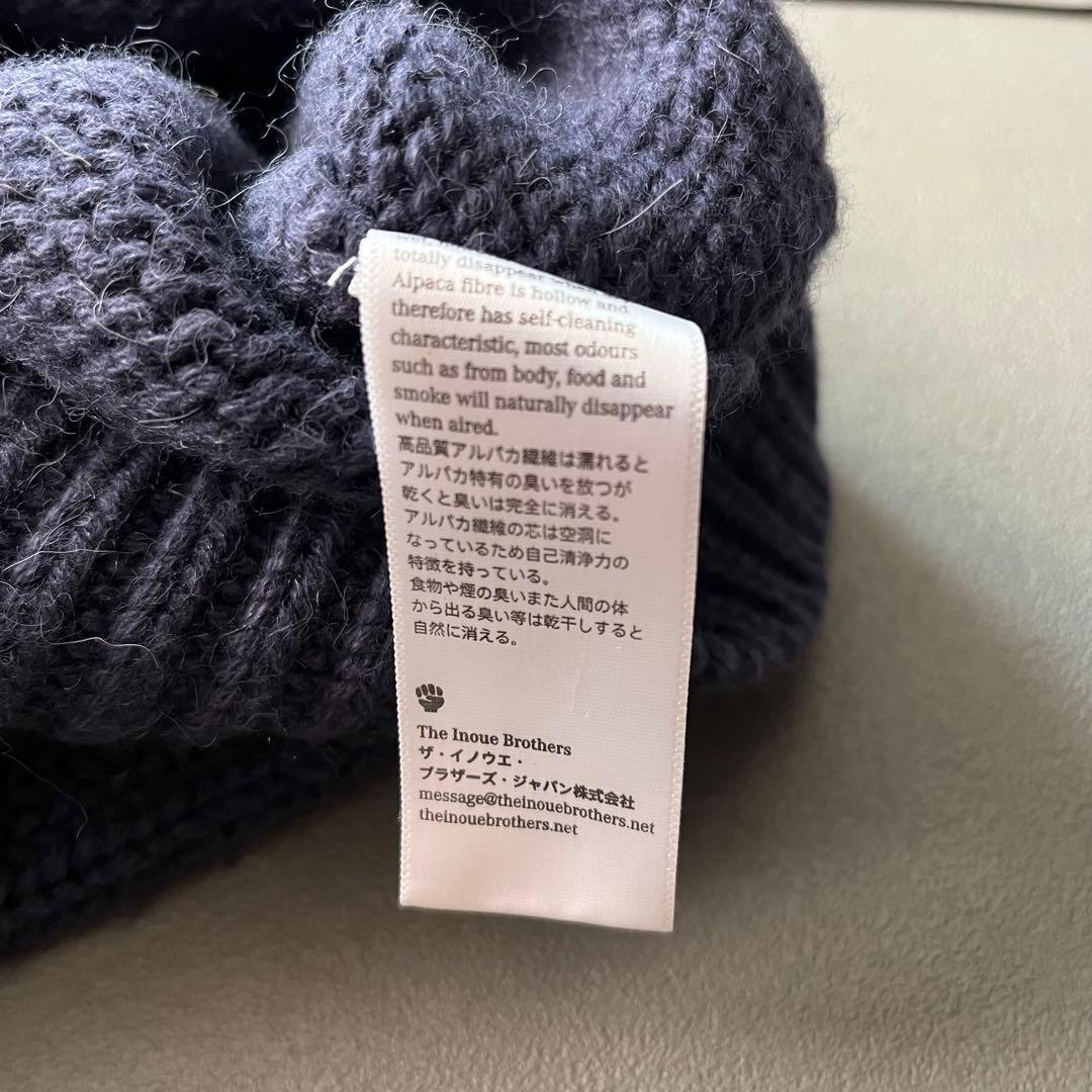 The Inoue Brothers タートルネック　ニット　L navy