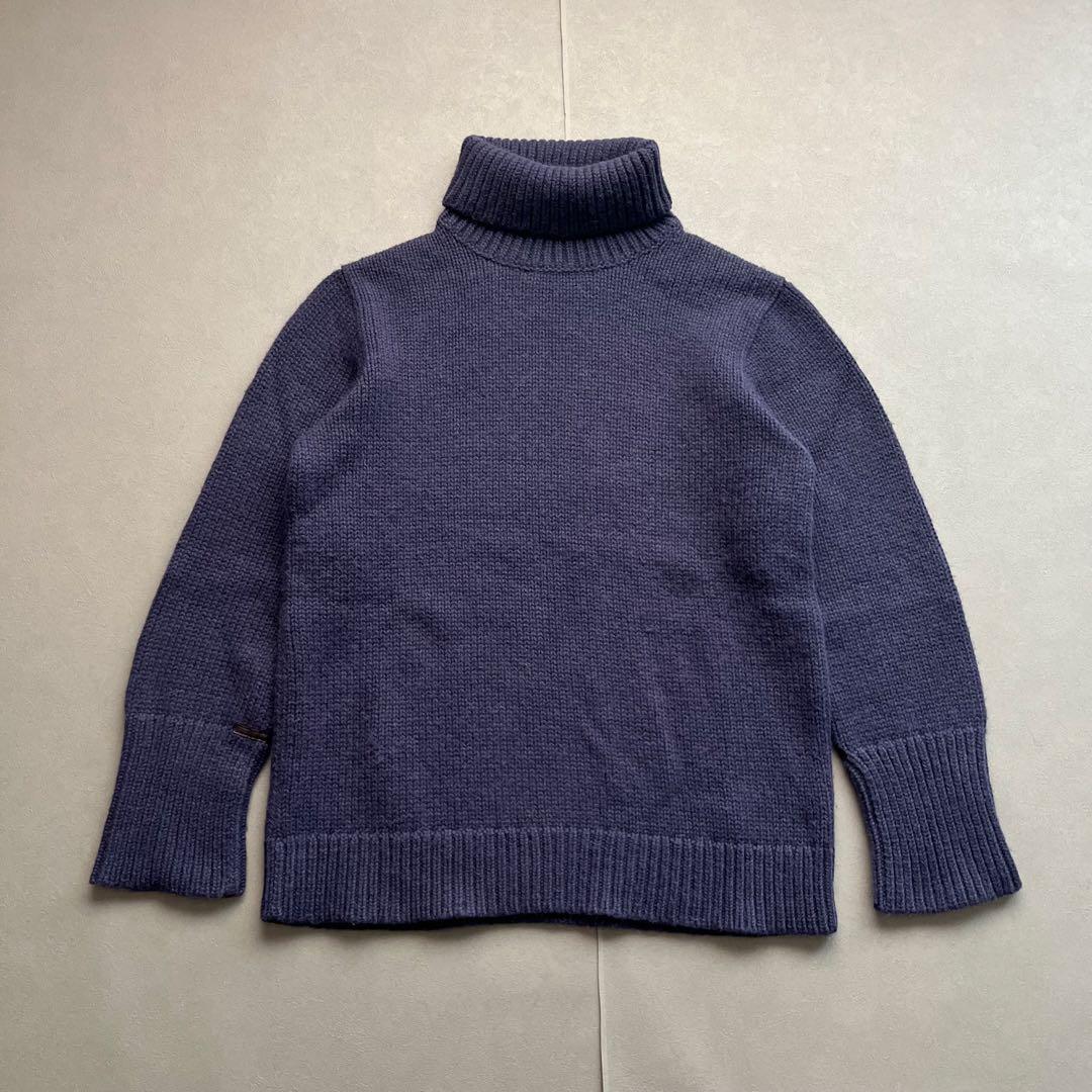 The Inoue Brothers タートルネック　ニット　L navy
