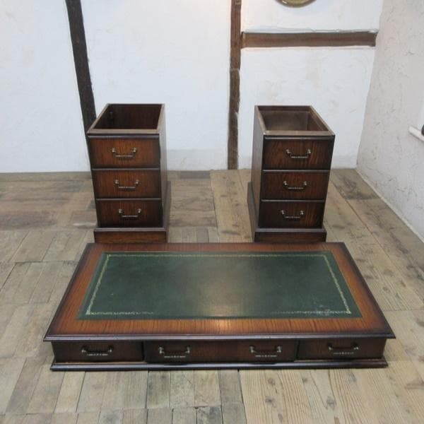 イギリス アンティーク 家具 デスク 机 書類整理 店舗什器 英国 6961d