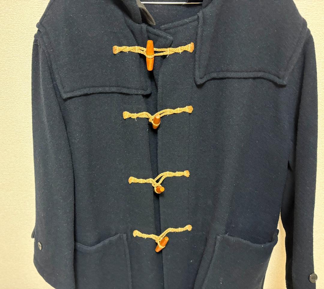 GLOVERALL ダッフルコート ネイビー 英国製 ウール混