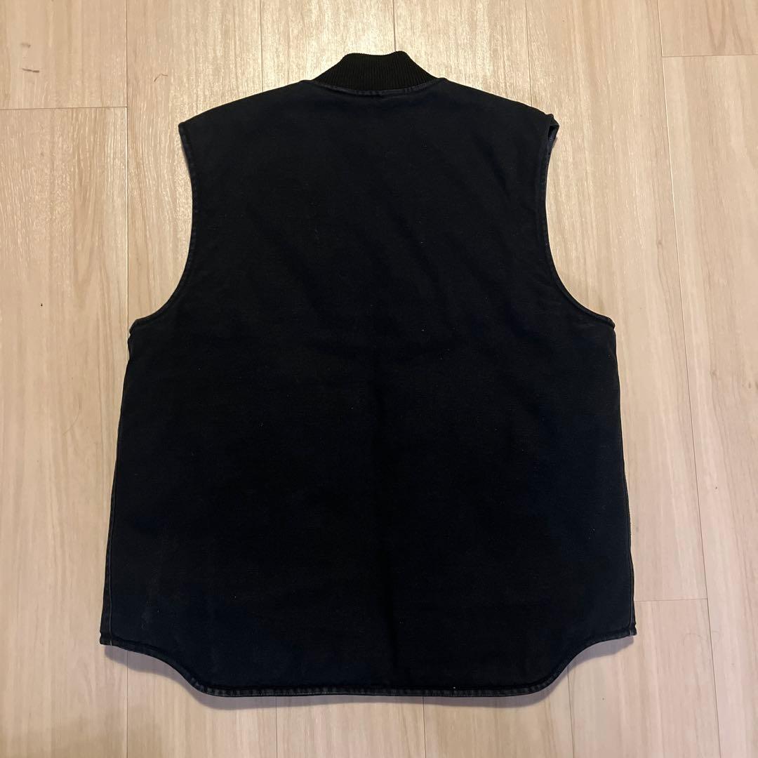 carhartt ベスト カーハート ダックベスト ブラック　キルティング