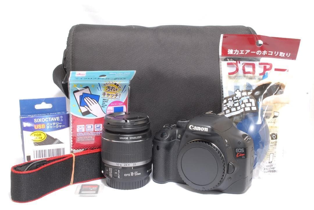 ✨Canon Kiss X4 標準レンズセット　すぐに始めれる　美品　軽量