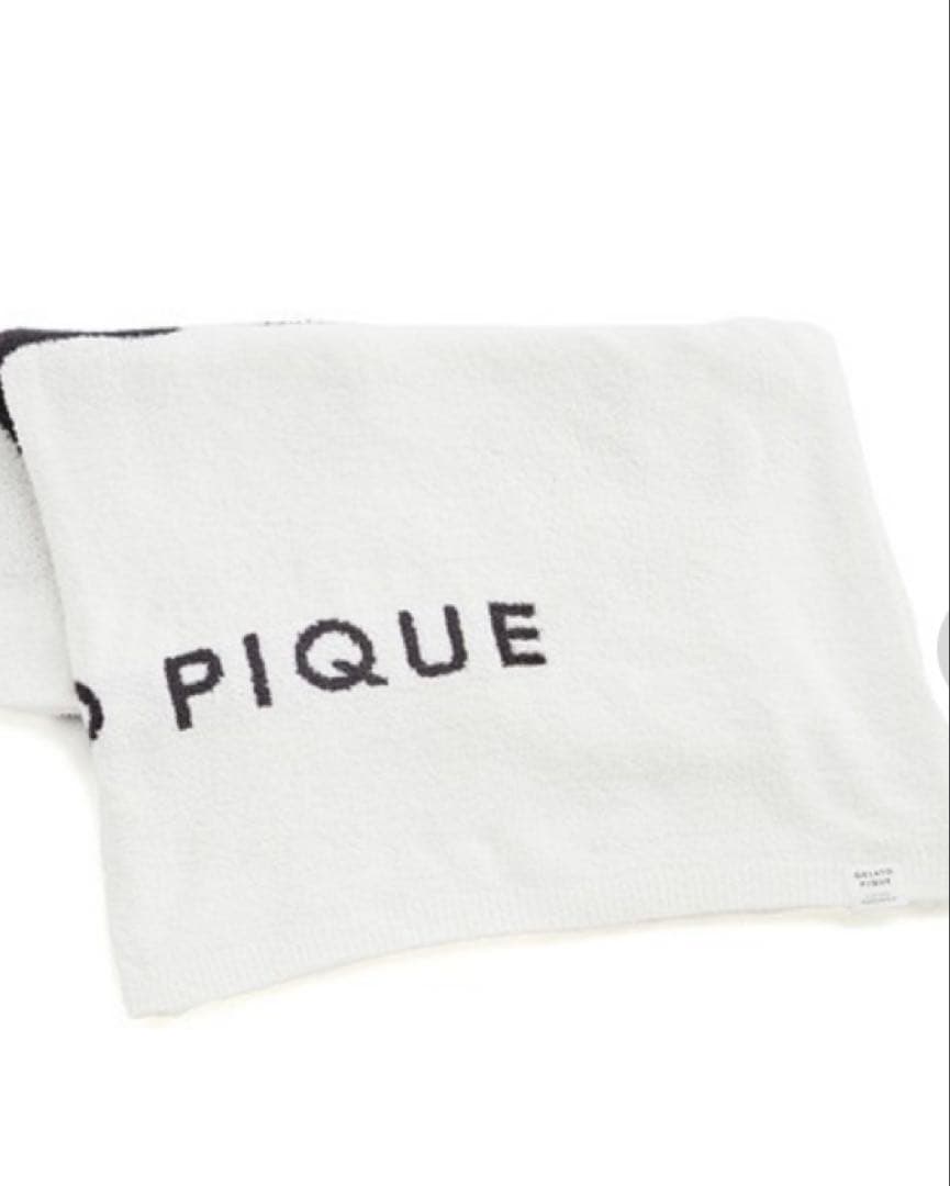 【新品未使用】ジェラートピケ　パンダ　大判ブランケット　ホワイト