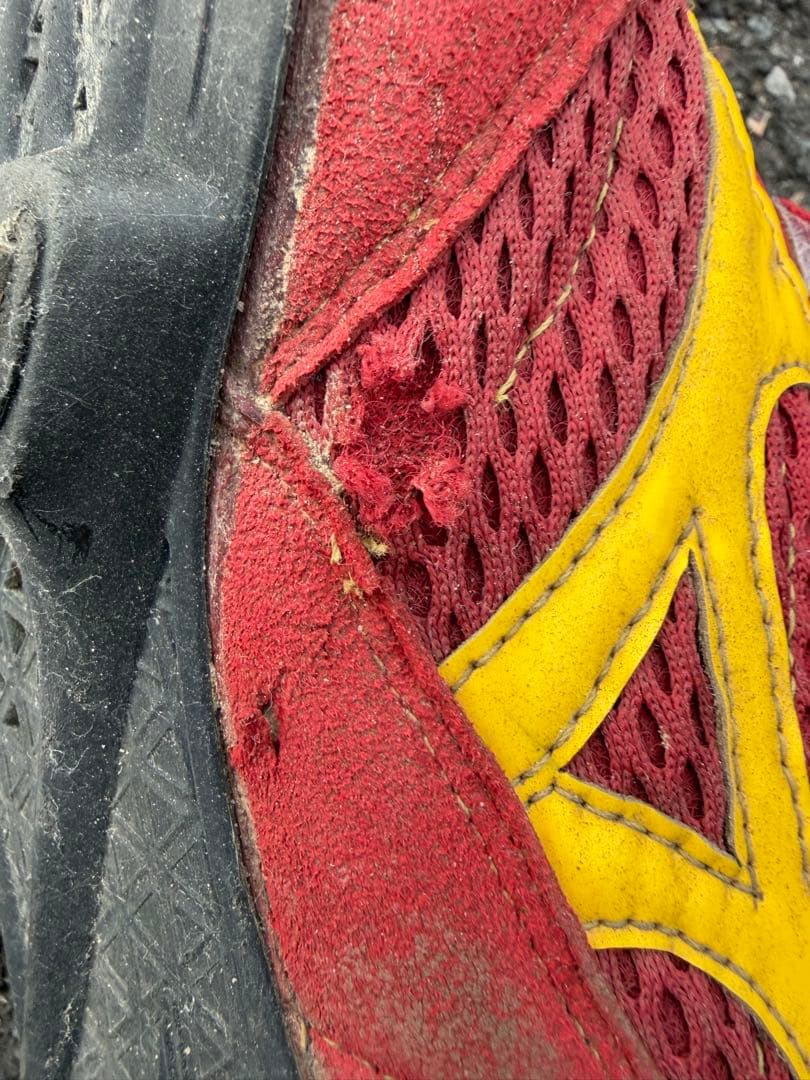 Mizuno スパイクシューズ レッド/イエロー