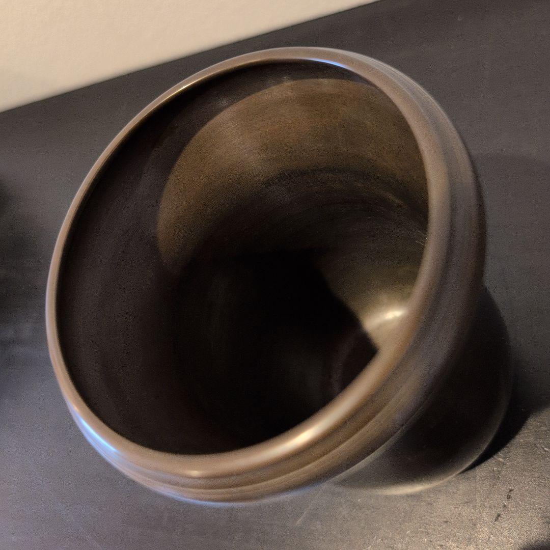 茶道具　砂張建水　棒の先　一ノ瀬宗辰造　合わせ箱