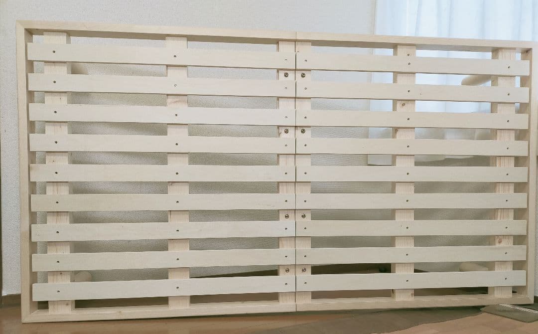 天然木 シングル ショート サイズ すのこベッド 高さ調節4段階 北欧調デザイン