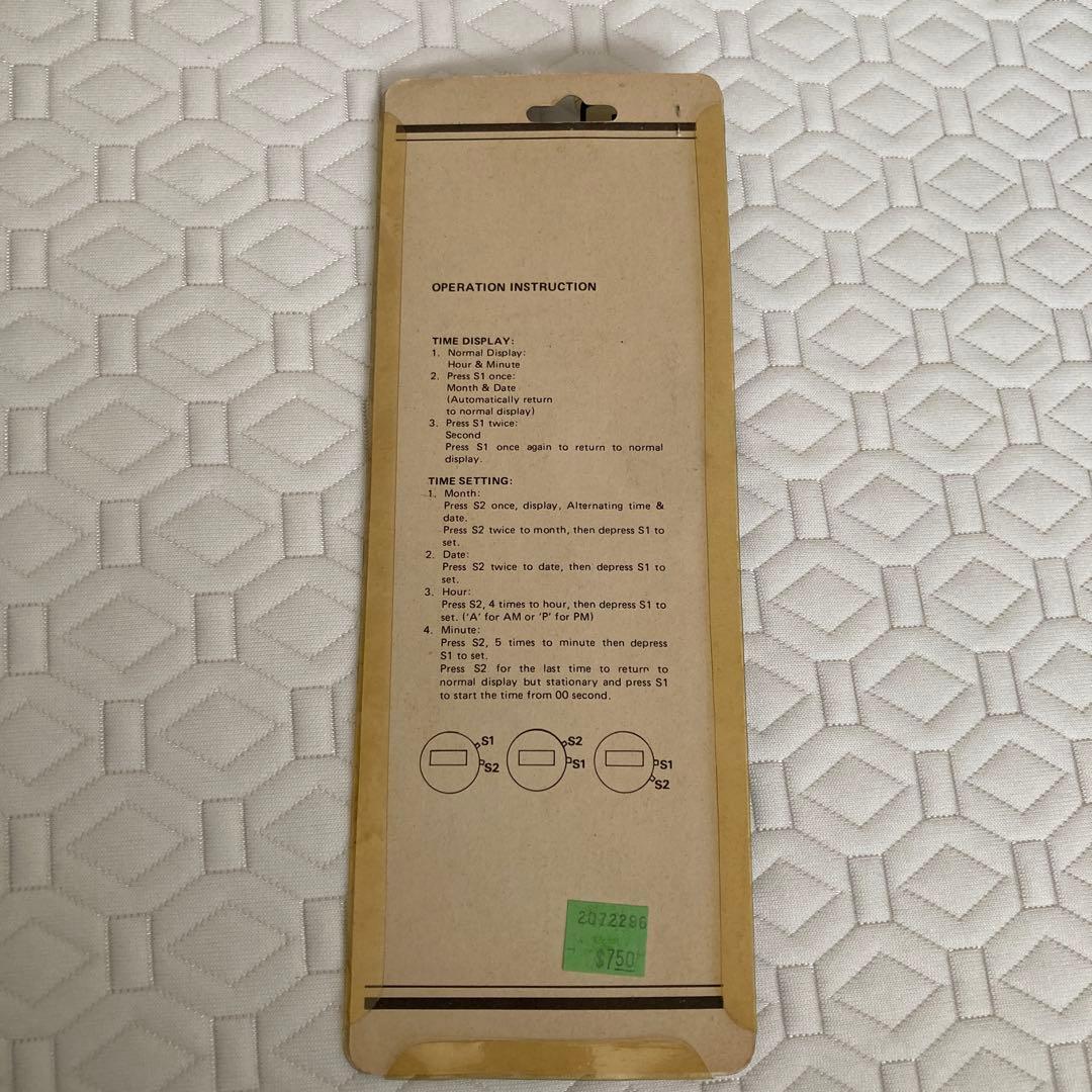 未使用品　バック・トゥ・ザ・フューチャー デジタルウォッチ