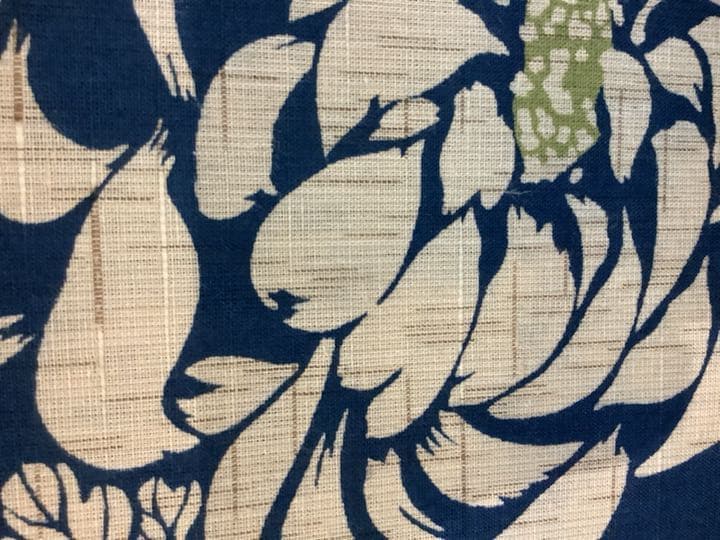 伝統工芸　長坂小紋染　八ッ目絣　源氏物語　40