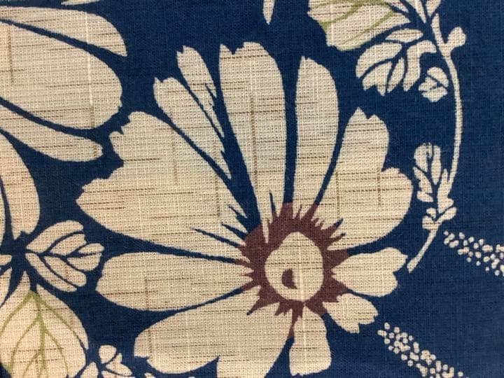 伝統工芸　長坂小紋染　八ッ目絣　源氏物語　40