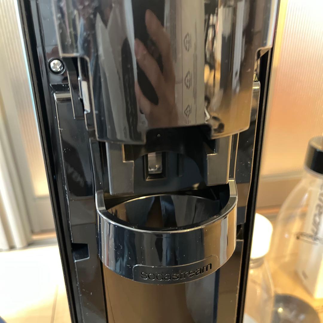 ソーダストリーム　e-terra 黒　使用済ガス付き