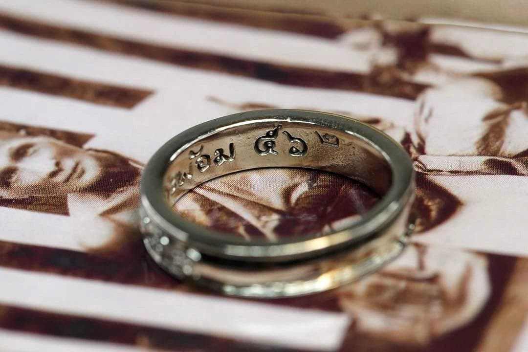 九文字マントラリング　コン師の霊徳を継ぐ  プラクルアン　リング　指輪　19号