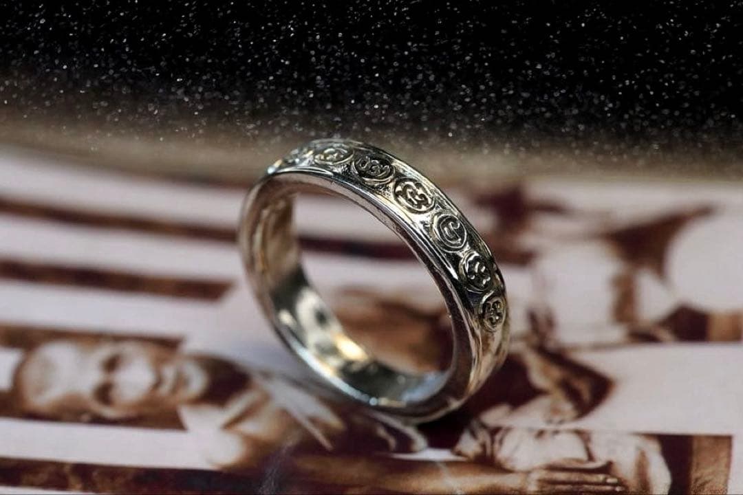 九文字マントラリング　コン師の霊徳を継ぐ  プラクルアン　リング　指輪　19号