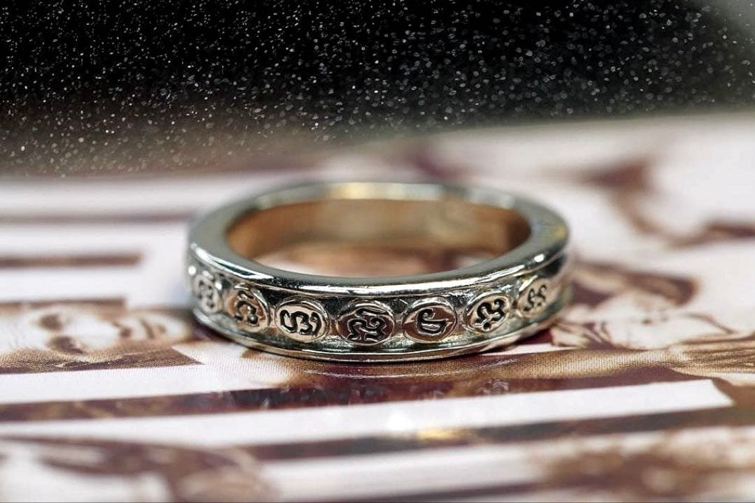 九文字マントラリング　コン師の霊徳を継ぐ  プラクルアン　リング　指輪　19号