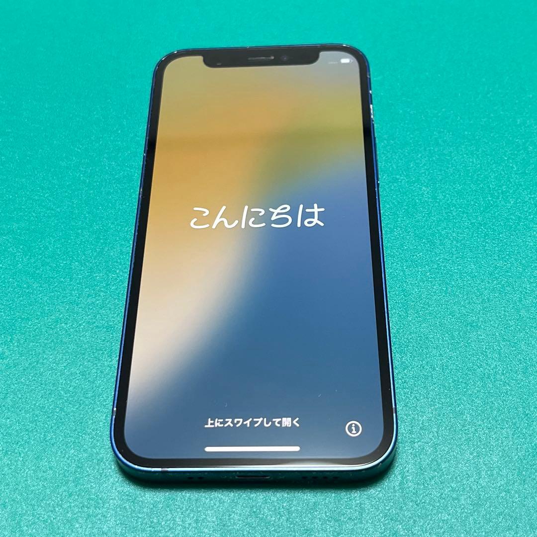 iPhone 12 mini ブルー 64GB バテリ100% 15