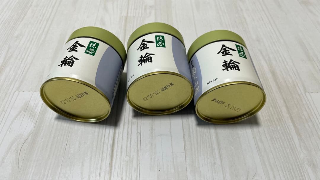 丸久小山園 金輪 抹茶 40g缶3個