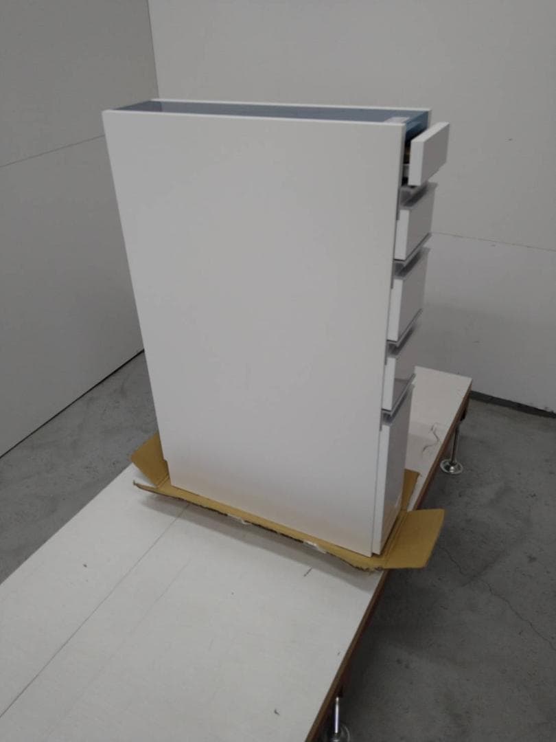 60612 光沢仕上げダブルステンすき間ロータイプ　ホワイト　幅15