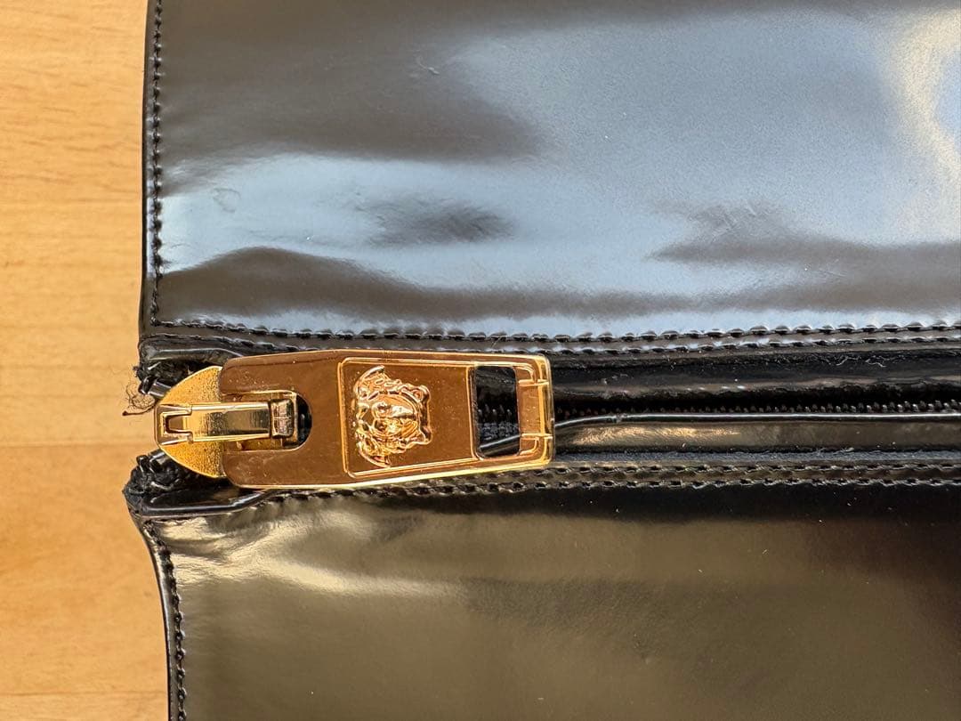 新春SALE!! 【新品】 VERSACE 本革 ハイヒール ロングブーツ