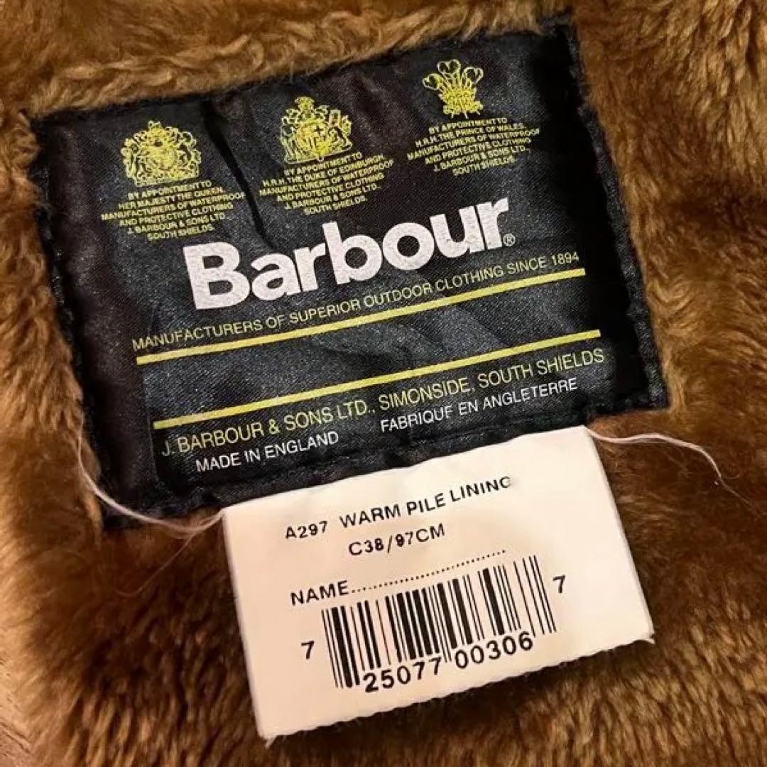 barbour バブアー　ファーライナーベスト　アクリルライニングボアベスト
