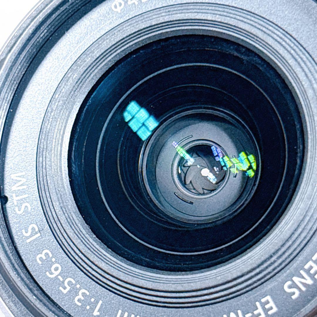 ジャンク Canon EF-M 55-200mm 15-45 望遠 レンズ