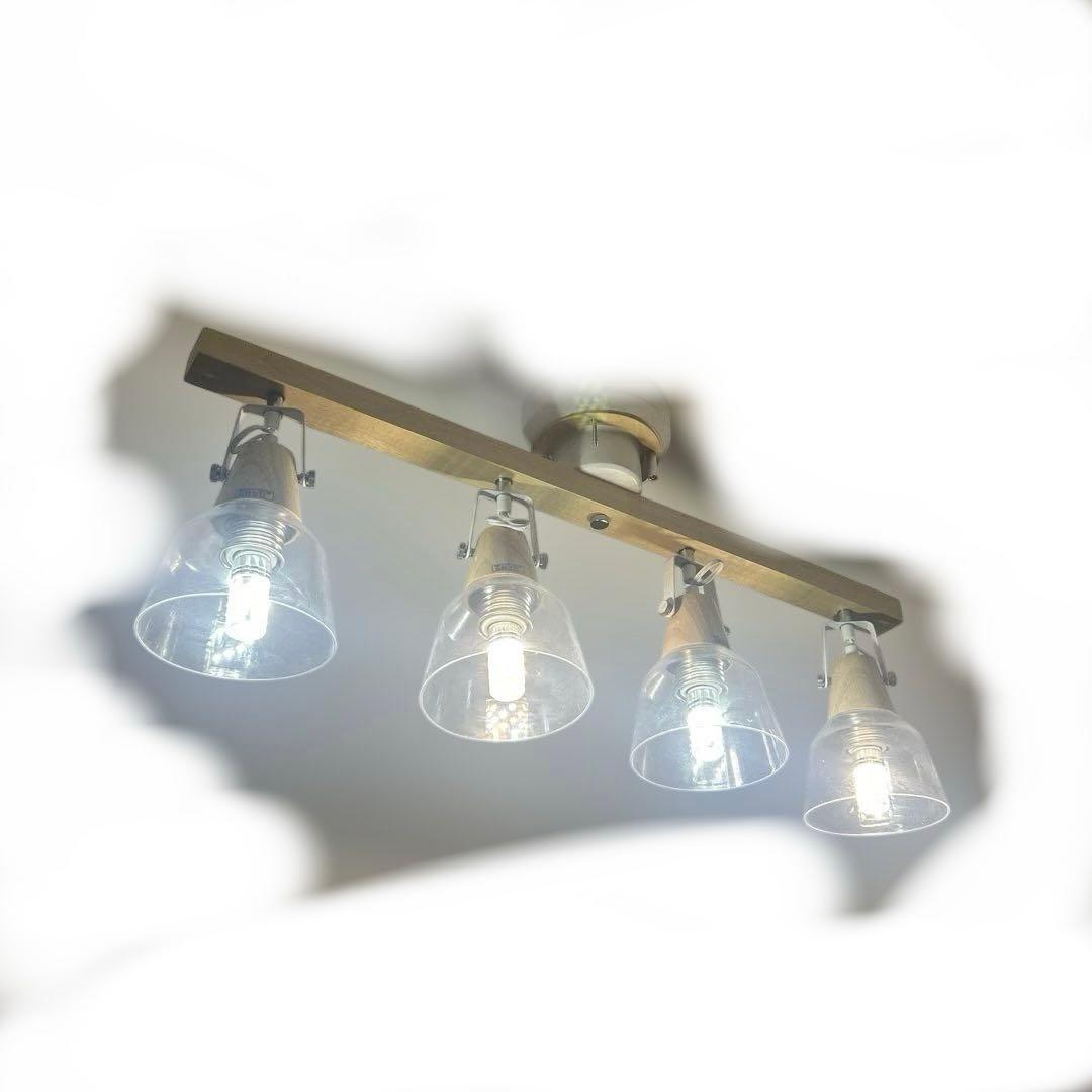 VENTOTA シーリングライト　ガラス　4灯