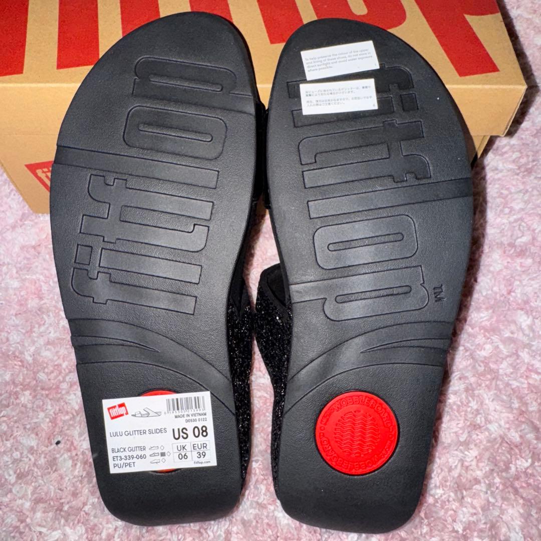 新品 フィットフロップ✩黒✩ルル✩✩25cm-25.5cm(US8)