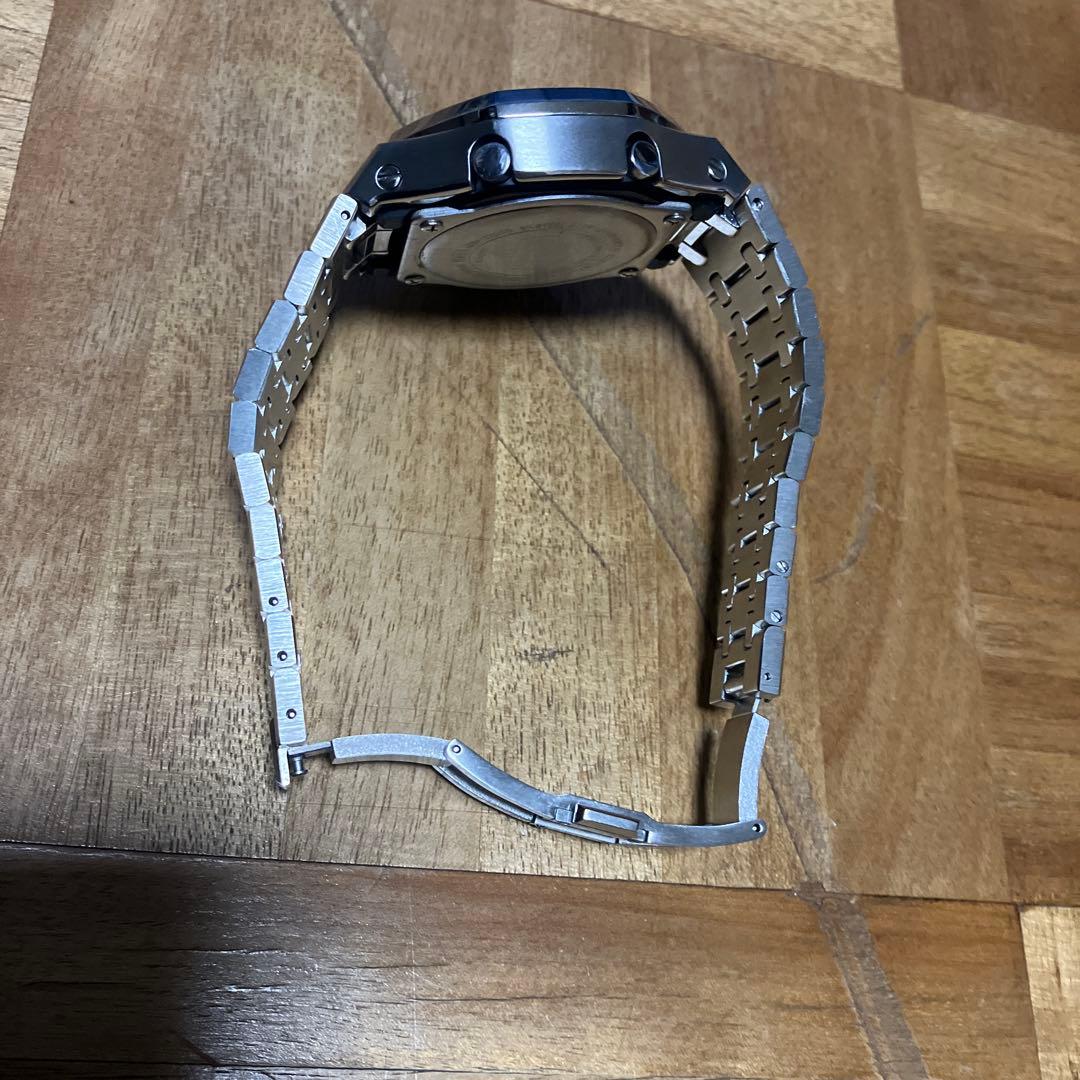 カシオーク　ステンレススチール シルバー/ブルー