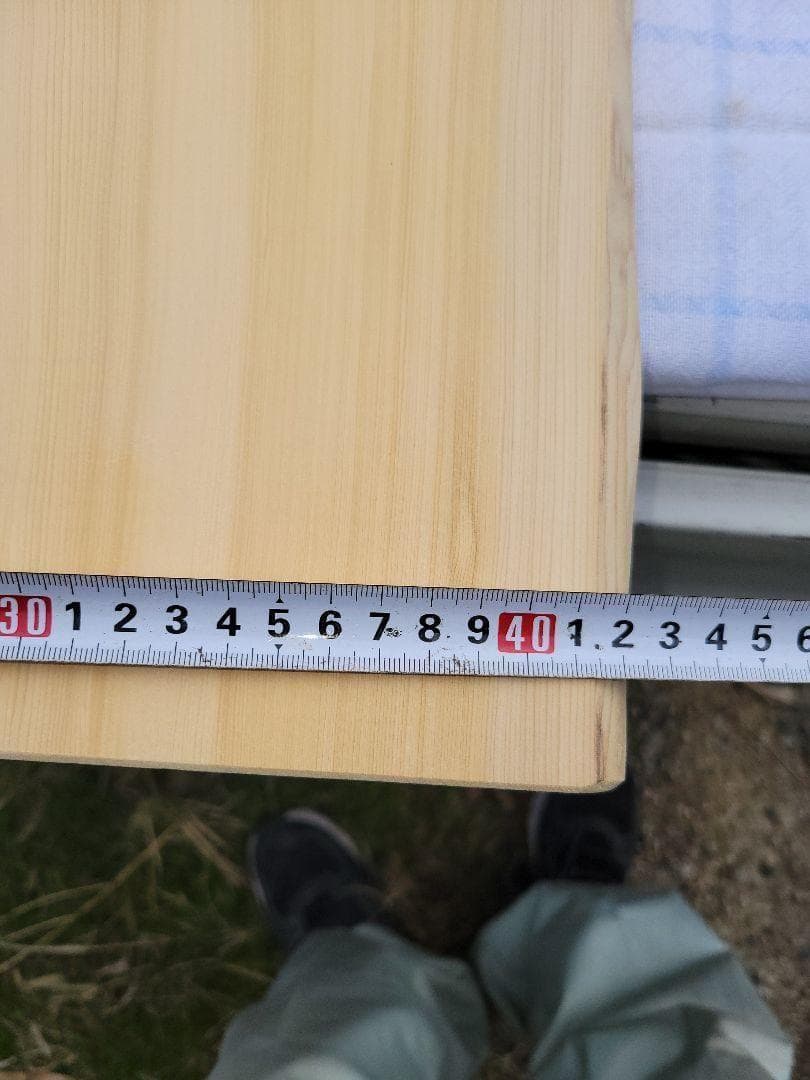 ♥　特大サイズ　まな板　アメリカヒバ　一枚板　無垢材　DIY　ハンドメイド